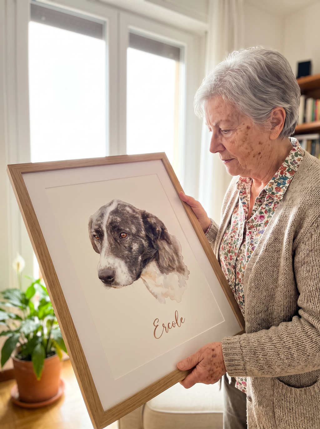 Custom Watercolor Pet Portrait